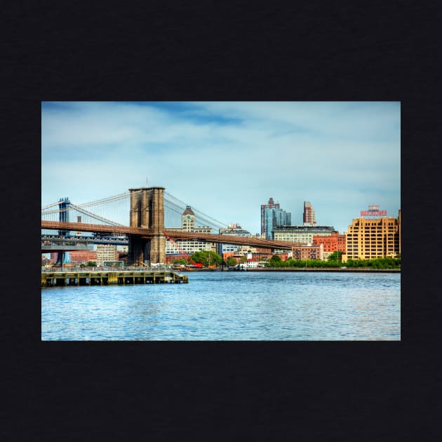 Brooklyn Riverfront with the Brooklyn Bridge, Brooklyn Bridge Park, and the East River by tommysphotos